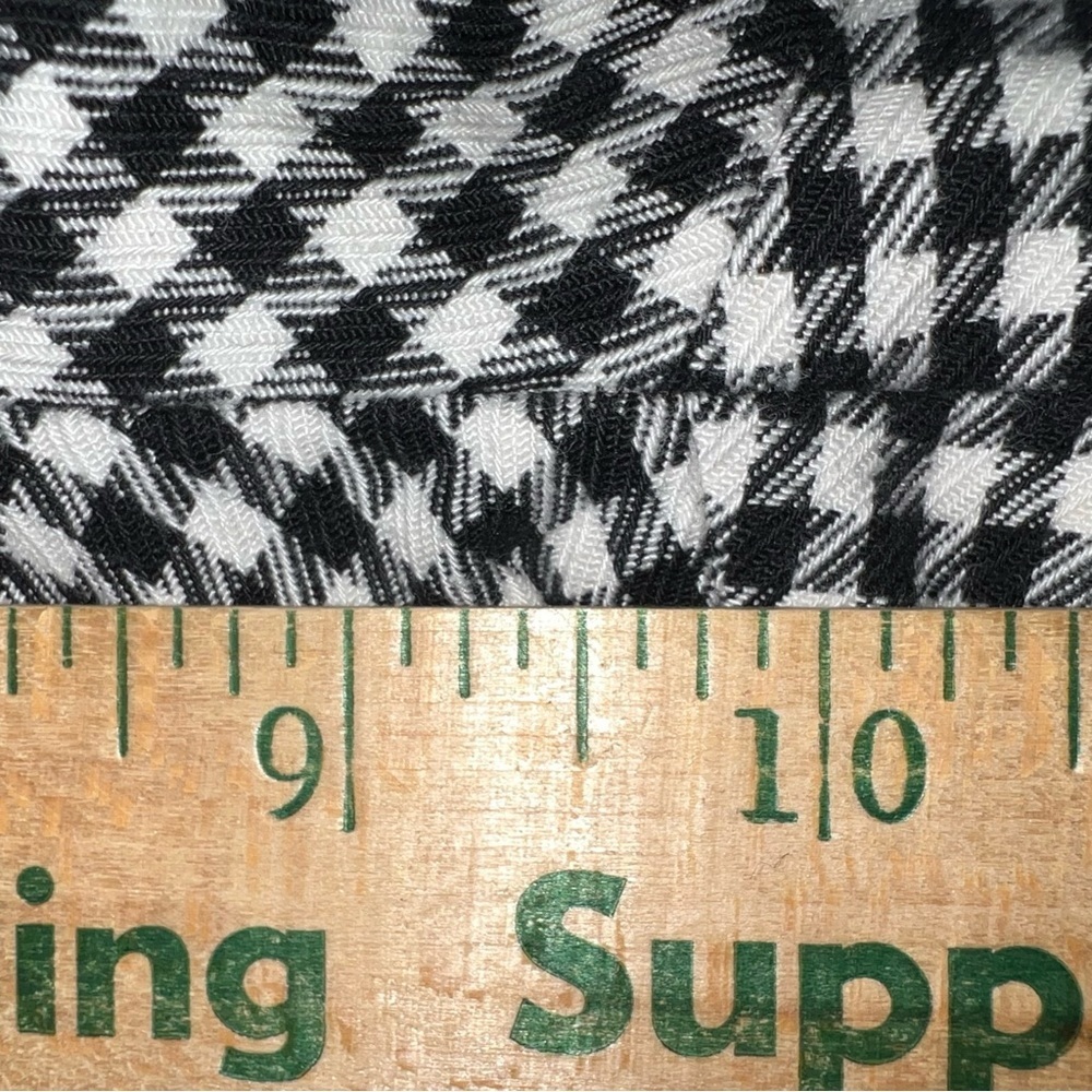 Banana Republic Sloan Houndstooth Ankle Pants Size 10 Workwear Chic Black White - Picture 15 of 16